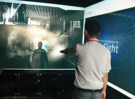 廣州艾恩光電可視化工程系統產品在北京煤炭安全展受到行業青睞